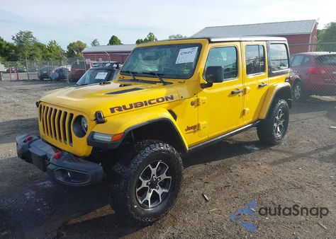 2021 Jeep Wrangler Unlimited Rubicon 4X4 z USA, uszkodzony, nr VIN 1C4JJXFM0MW520156